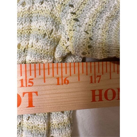 Gorgeous St. John Sport wool blend green & cream zipper tee, size S - Picture 5 of 8